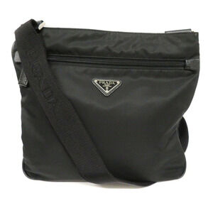Prada Shoulder Bag Pocono Nylon Black